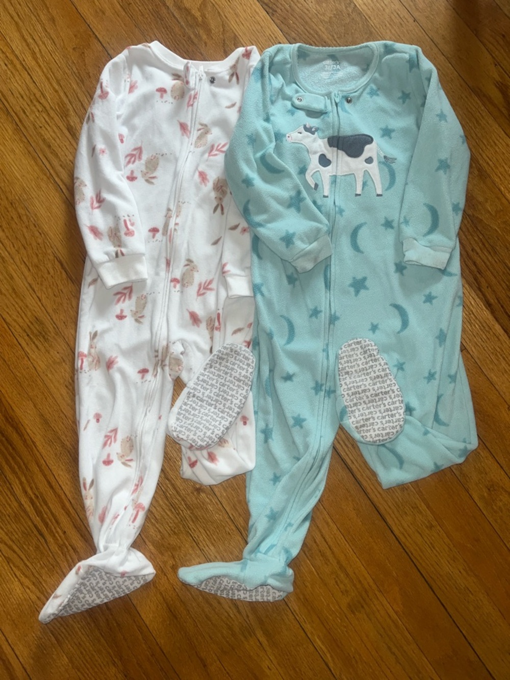 Carter's Bundle of 2 Footed Sleeper Pajamas